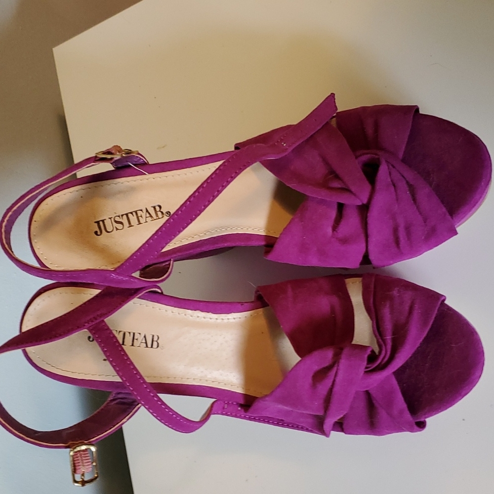 JustFab Platform Wedge Heel
